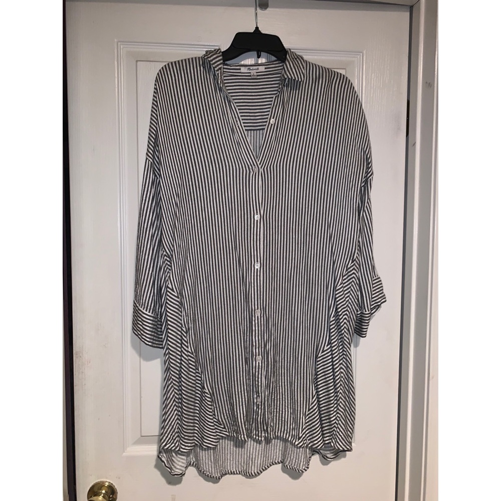 Madewell Pajama Style Shirt Dress